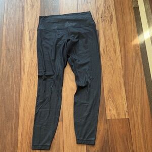 Lululemon align black foil Leggings size 10